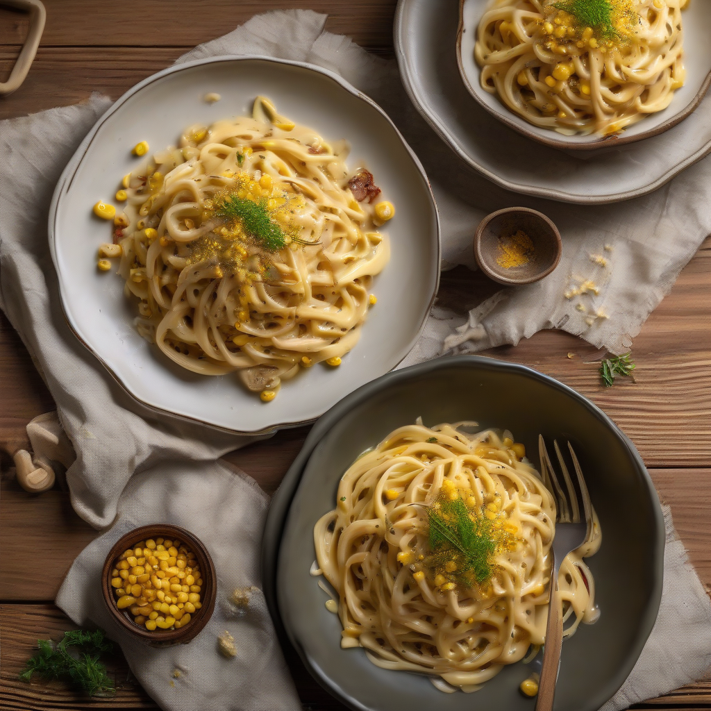 Miso Butter Corn Carbonara
