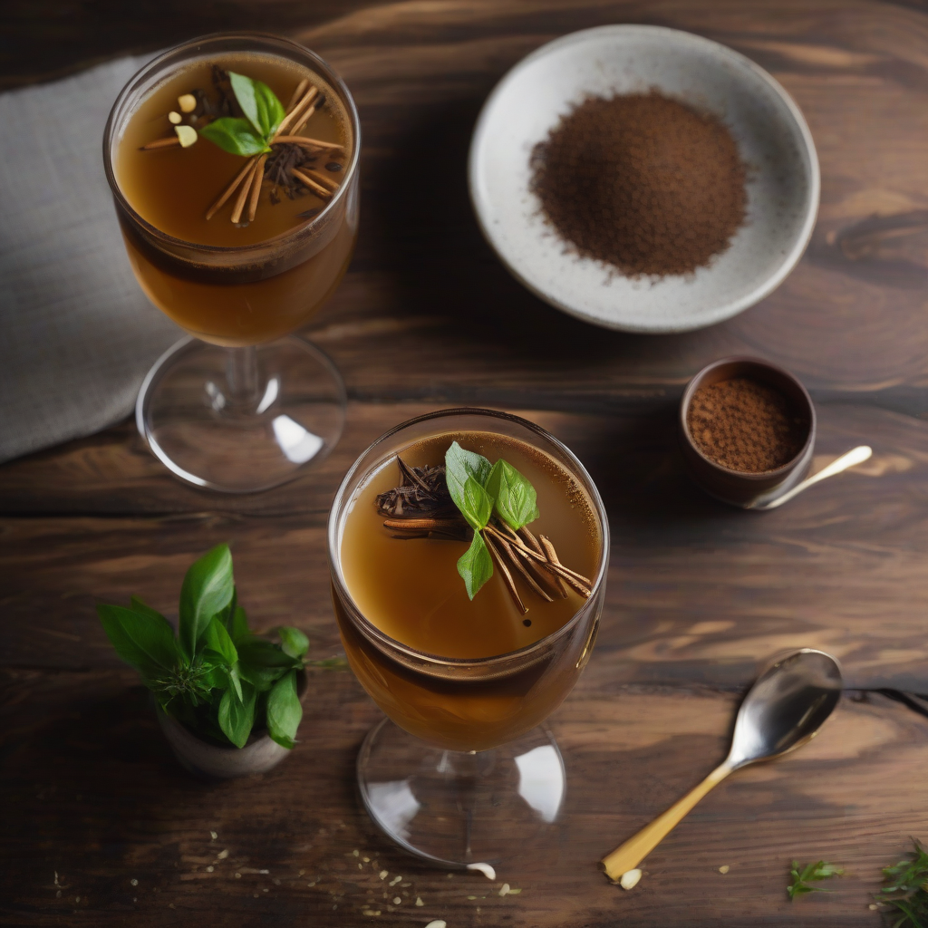 Hojicha Espresso Tonic